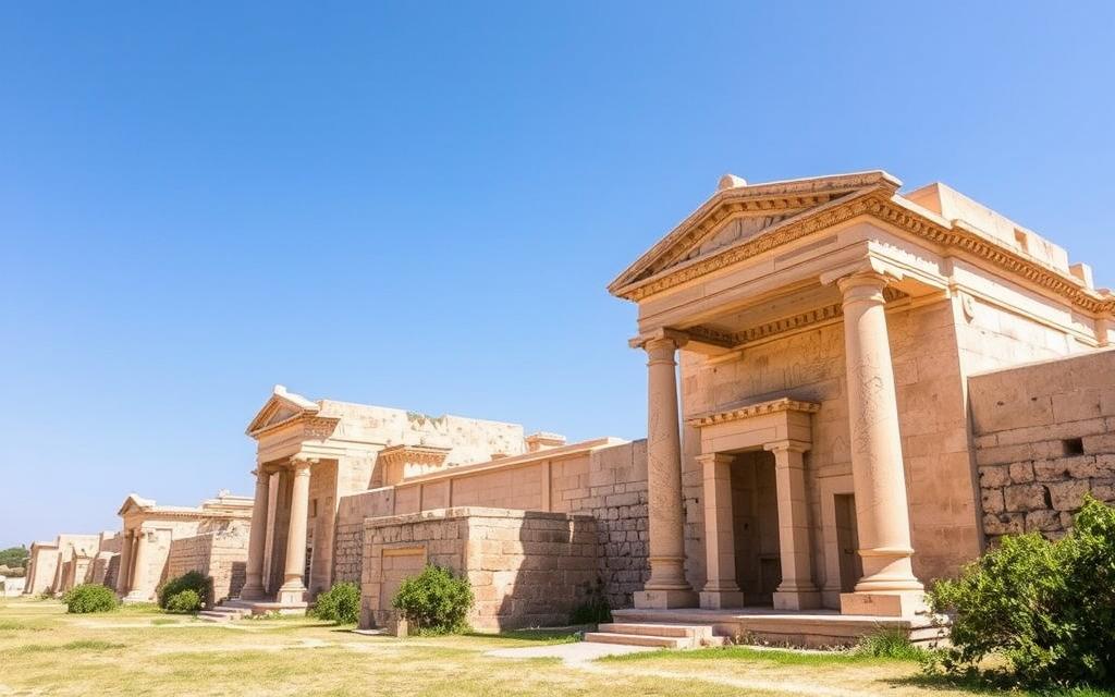 Ein Bild der Königsgräber von Nea Paphos