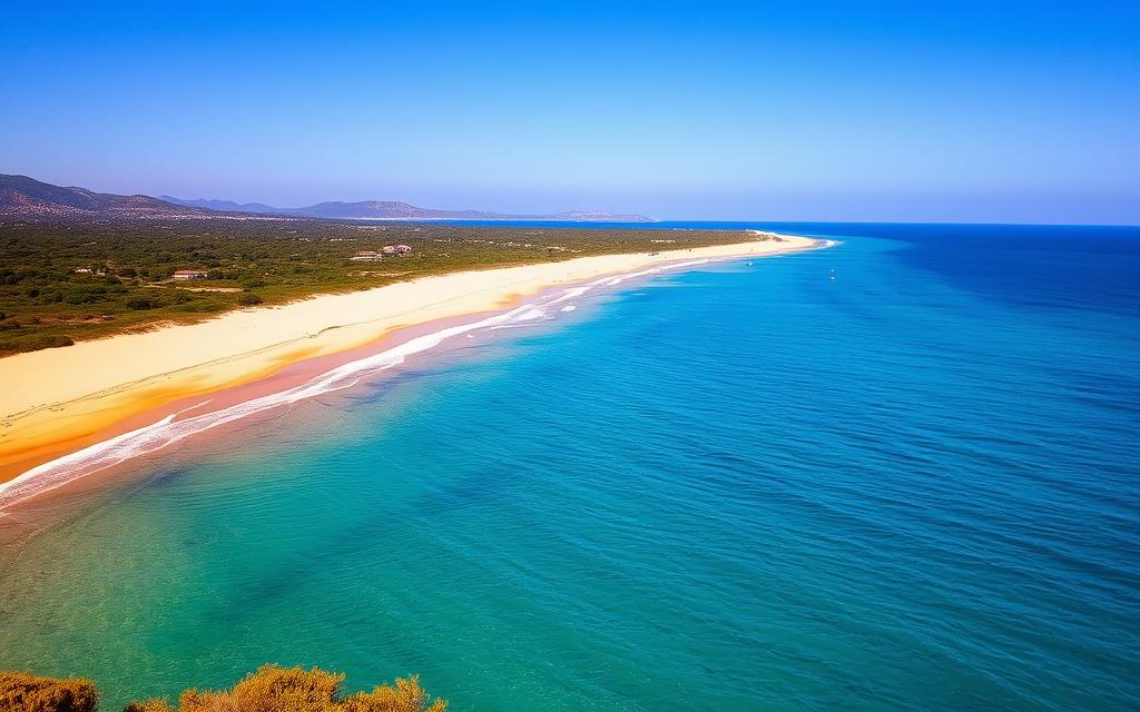 Ein Bild vom Golden Beach auf der Karpaz-Halbinsel