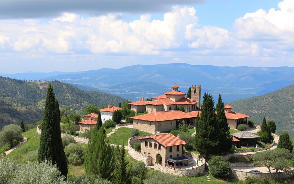 Ein Bild von Kakopetria im Troodos-Gebirge