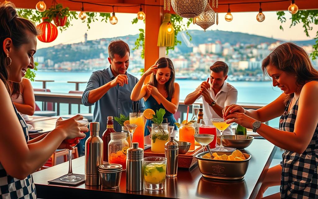 Ein Bild von einem Cocktail-Workshop in Limassol