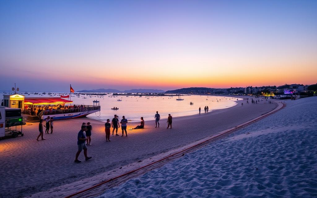Ein Strand in Ayia Napa, Zypern, mit lebhaftem Nachtleben und traumhaften Stränden