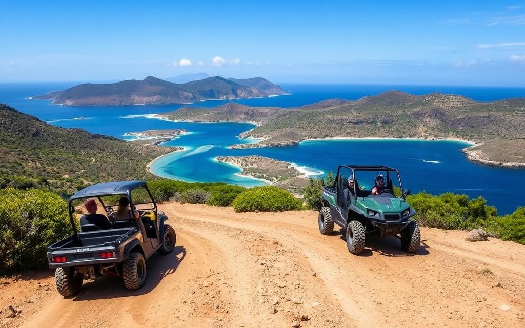 Eine Buggy-Tour durch die unberührte Landschaft der Akamas-Halbinsel, vorbei an versteckten Buchten und atemberaubenden Aussichtspunkten.