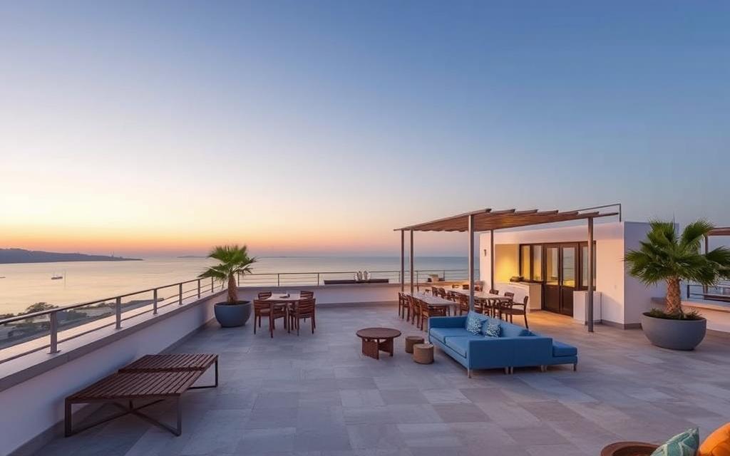 Londa Beach Hotel Limassol Rooftop mit stilvollem Design