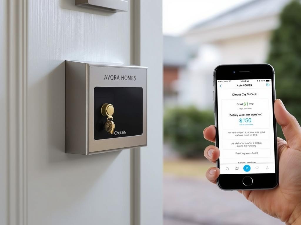 Digitaler Self-Check-in bei AVORA HOMES mit Schlüsselbox