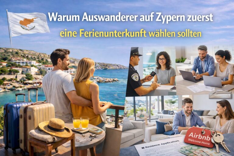 Warum Auswanderer auf Zypern zuerst eine Ferienunterkunft wählen sollten