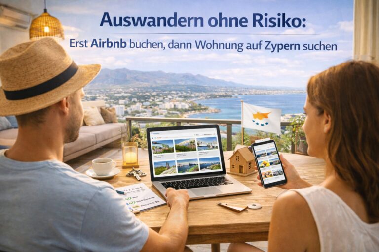 Auswandern ohne Risiko: Erst Airbnb buchen, dann Wohnung auf Zypern suchen