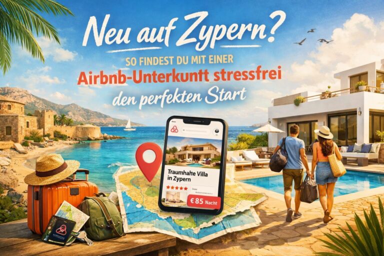 Neu auf Zypern? So findest du mit einer Airbnb-Unterkunft stressfrei den perfekten Start
