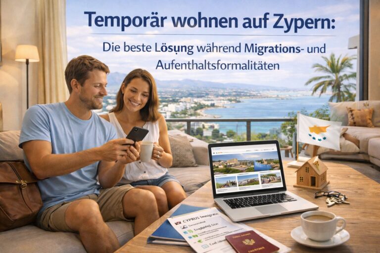 Temporär wohnen auf Zypern: Die beste Lösung während Migrations- und Aufenthaltsformalitäten
