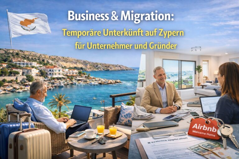 Business & Migration: Temporäre Unterkunft auf Zypern für Unternehmer und Gründer