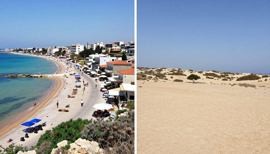 Vergleich guter und ungünstiger Lagen für Ferienimmobilien auf Zypern