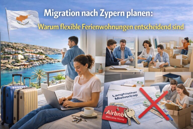 Migration nach Zypern planen: Warum flexible Ferienwohnungen entscheidend sind
