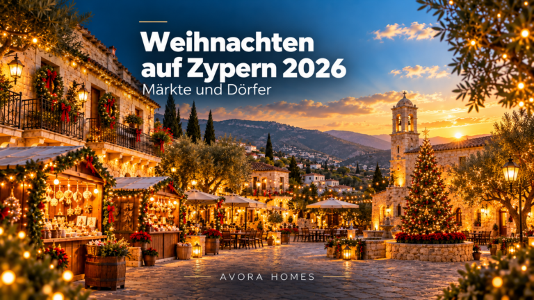 Weihnachten auf Zypern 2026: M&auml;rkte und D&ouml;rfer