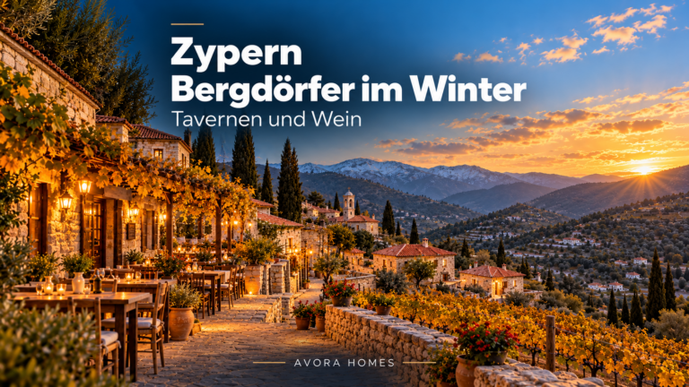 Zypern Bergd&ouml;rfer im Winter: Tavernen und Wein